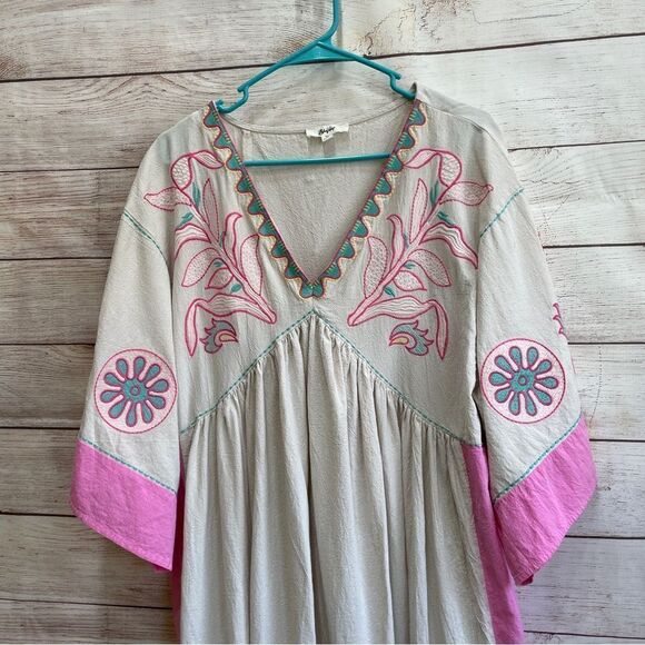 BLUE VELVET DARING HEART BOHO MAXI DRESS - Picture 8 of 12